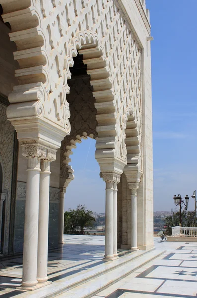 Décorations arabes dans le mausolée de Mohammed V — Photo