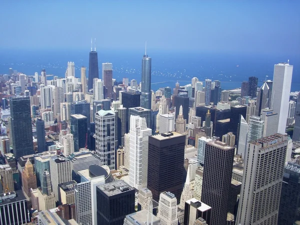 Panoramautsikt över chicago — Stockfoto