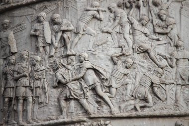 Trajan column in Rome clipart