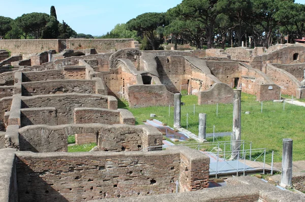 Landschaft Blick auf ostia antica — Stockfoto