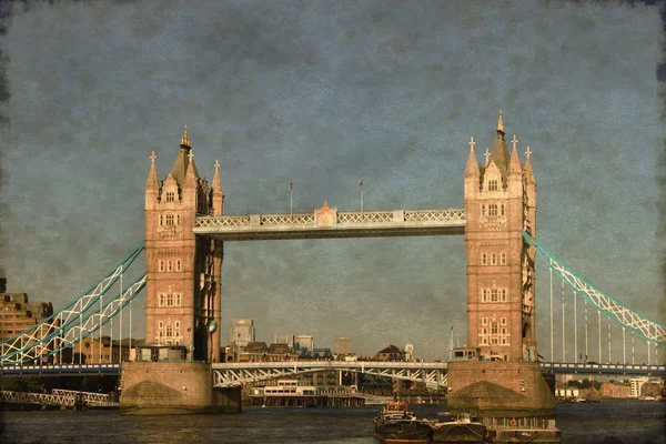 Kule Köprüsü, Londra - vintage — Stok fotoğraf