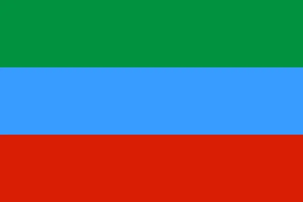 Vlajka republiky Dagestánu — ストック写真