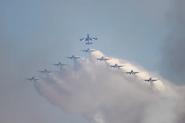 Frecce tricolori — Stockfoto