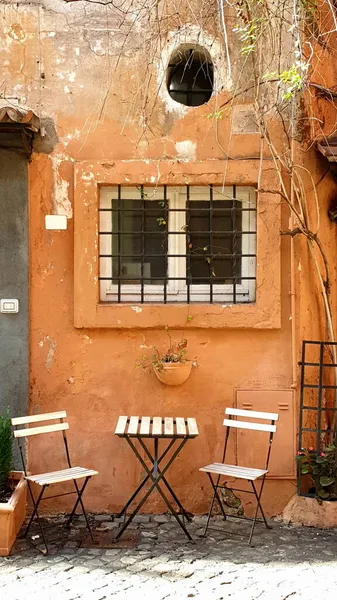 Stadsgezicht Van Trastevere Een Typische Romeinse Buurt Rome Italië — Stockfoto