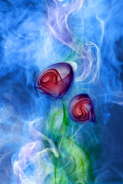 Flower smoke — Stock Photo, Image