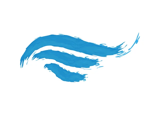 Векторна ілюстрація абстрактної синьої хвилі — стоковий вектор