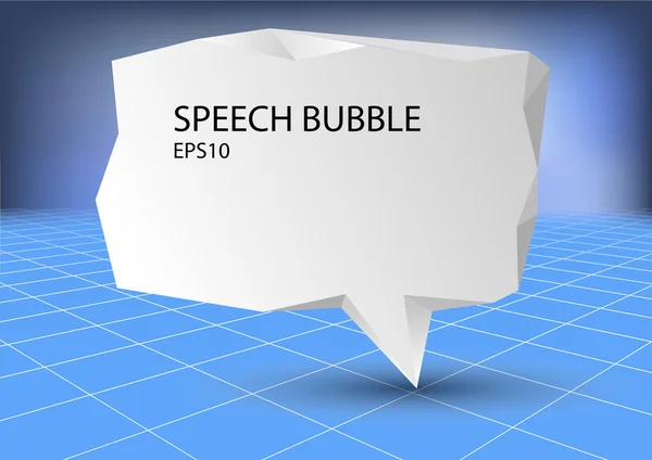 Abstract speech bubble. — Stock Vector