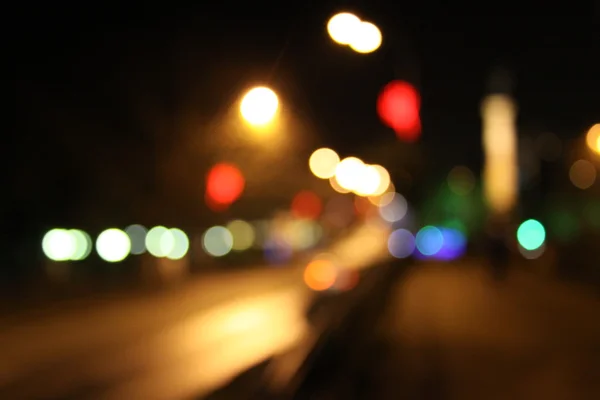 gece şehri bokeh arkaplanı