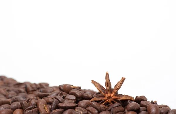 Koffie en steranijs — Stockfoto