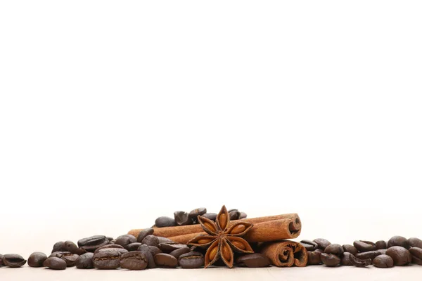 Coffee and star anise — Stock Photo, Image