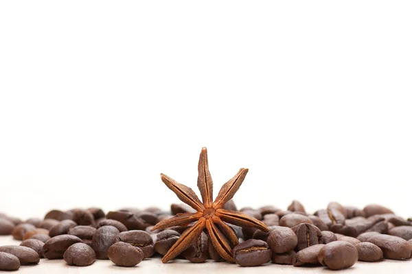 Coffee and star anise — Stock Photo, Image