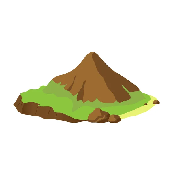 Ilustración de montaña vectorial — Archivo Imágenes Vectoriales