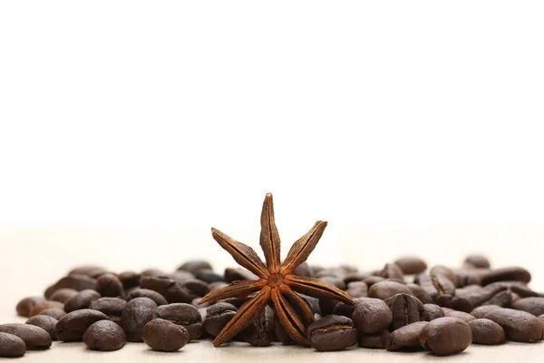 Coffee and star anise — Stock Photo, Image