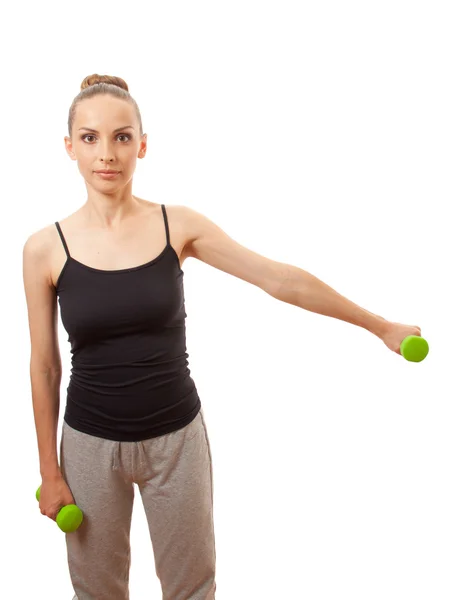 Mujer haciendo ejercicio físico —  Fotos de Stock