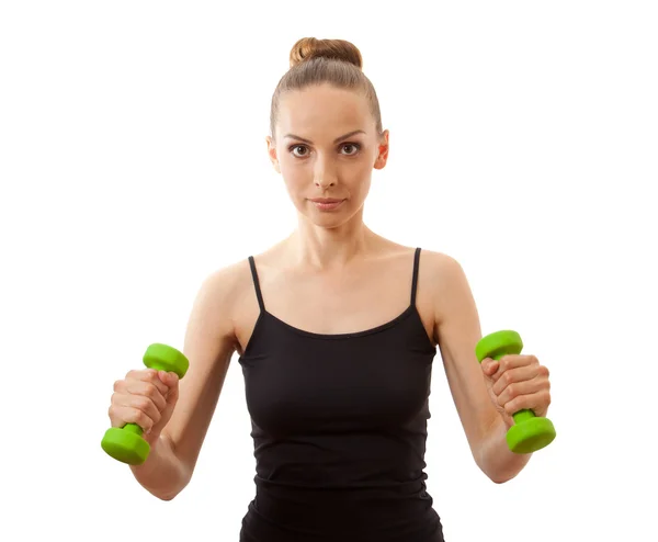 Mujer haciendo ejercicio físico —  Fotos de Stock