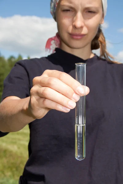 Wasserreinheitstest — Stockfoto