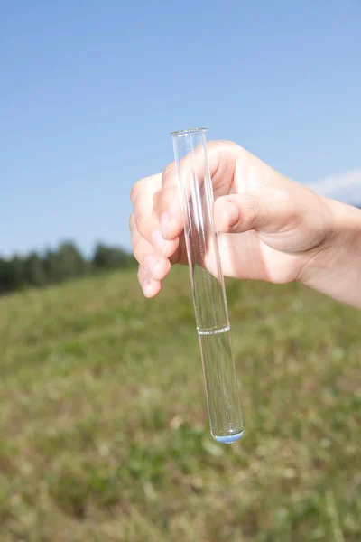 Prova di purezza dell'acqua — Foto Stock