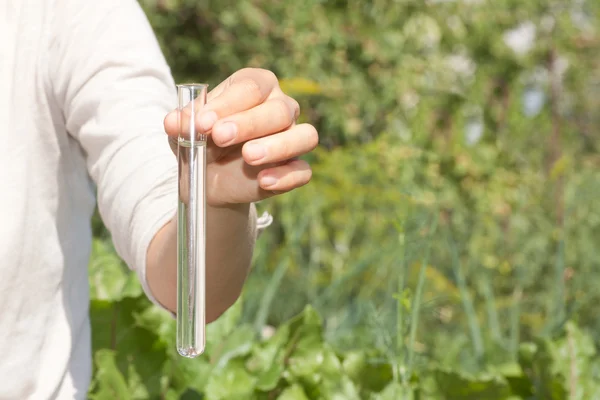 Prueba de pureza del agua — Foto de Stock