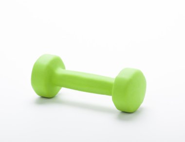 izole küçük yeşil halter