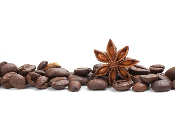 Coffee and star anise — Stock Photo, Image