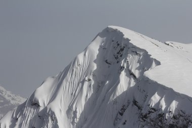 Krasnaya Polyana 'daki Dağlar, Soçi, Rusya