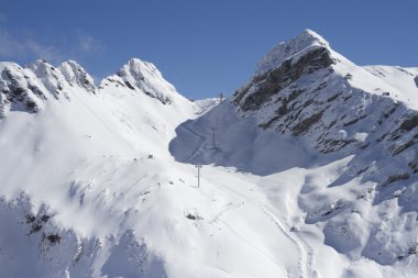 dağ manzarası, krasnaya polyana, Rusya Federasyonu