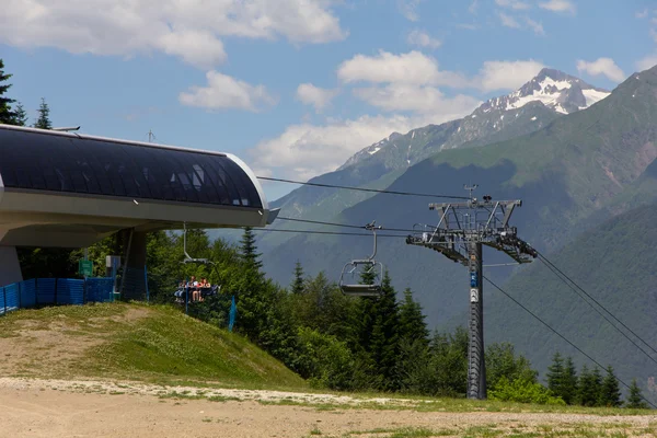 The upper cable way station — Stock Photo, Image