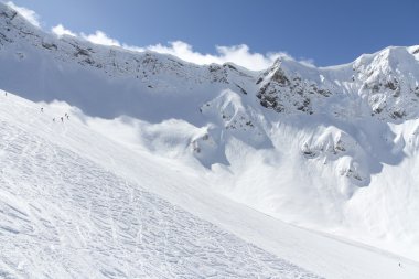 Krasnaya Polyana 'daki Dağlar, Soçi, Rusya