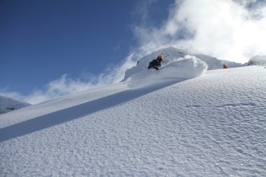 Snowboard freerider clipart