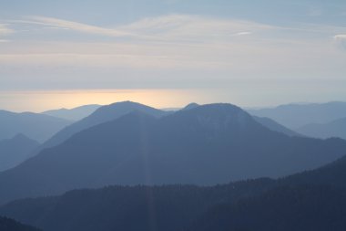Krasnaya Polyana 'daki Dağlar, Soçi, Rusya