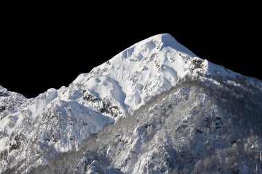 Krasnaya Polyana 'daki Dağlar, Soçi, Rusya