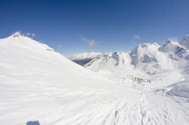 Krasnaya Polyana 'daki Dağlar, Soçi, Rusya