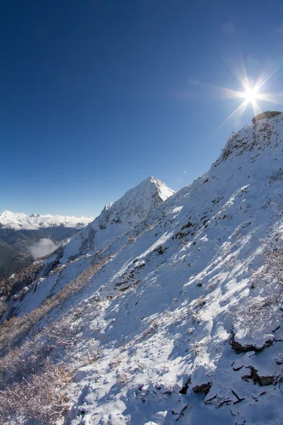 The mountains in Krasnaya Polyana, Sochi, Russia — Stock Photo, Image