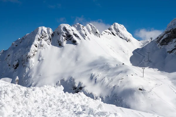 Le montagne a Krasnaya Polyana, Sochi, Russia — Foto Stock