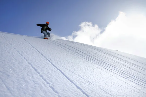 单板滑雪 freerider — 图库照片