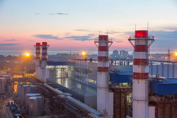 Rör av värmekraftverk — Stockfoto