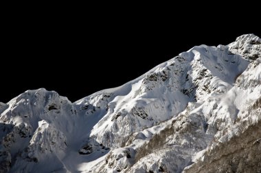 Krasnaya Polyana 'daki Dağlar, Soçi, Rusya