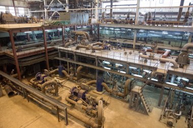 elektrik santrali, iç