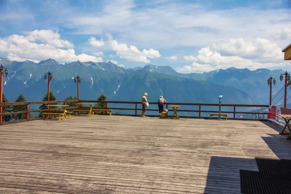 Montagne di Krasnaya Polyana. Sochi, Russia . — Foto Stock