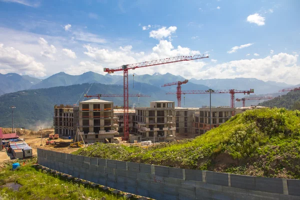 Building in the mountains — Stock Photo, Image