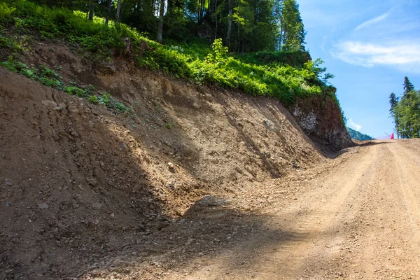 Cliffside Dirt Road — Stock Photo, Image