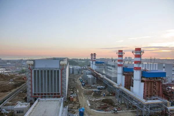 Rohre des Wärmekraftwerks — Stockfoto
