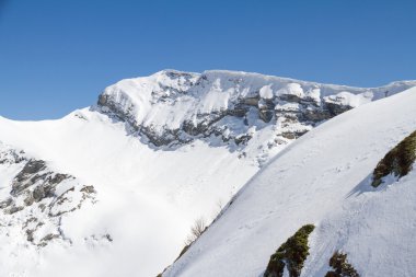 Krasnaya Polyana 'daki Dağlar, Soçi, Rusya
