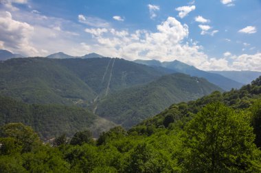 krasnaya polyana Dağları. Sochi, Rusya Federasyonu.