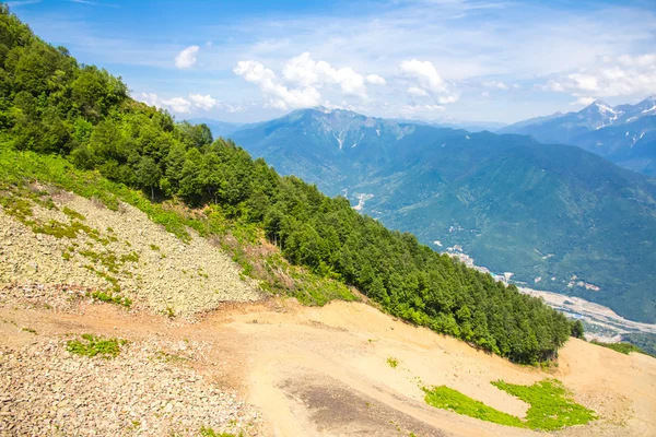 Scree on the mountain slope — Stock Photo, Image