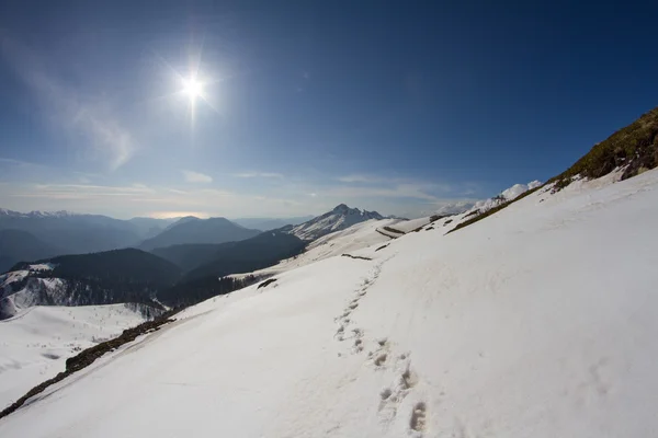 Las montañas en Krasnaya Polyana, Sochi, Rusia —  Fotos de Stock