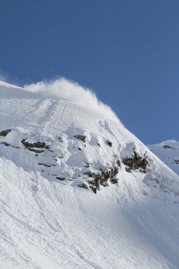 Krasnaya Polyana 'daki Dağlar, Soçi, Rusya