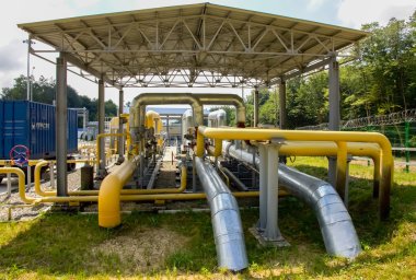 Dışarıda elektrik enerji istasyonu