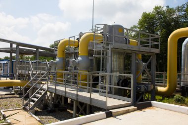 Dışarıda elektrik enerji istasyonu
