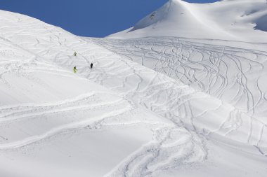 Krasnaya Polyana 'daki Dağlar, Soçi, Rusya
